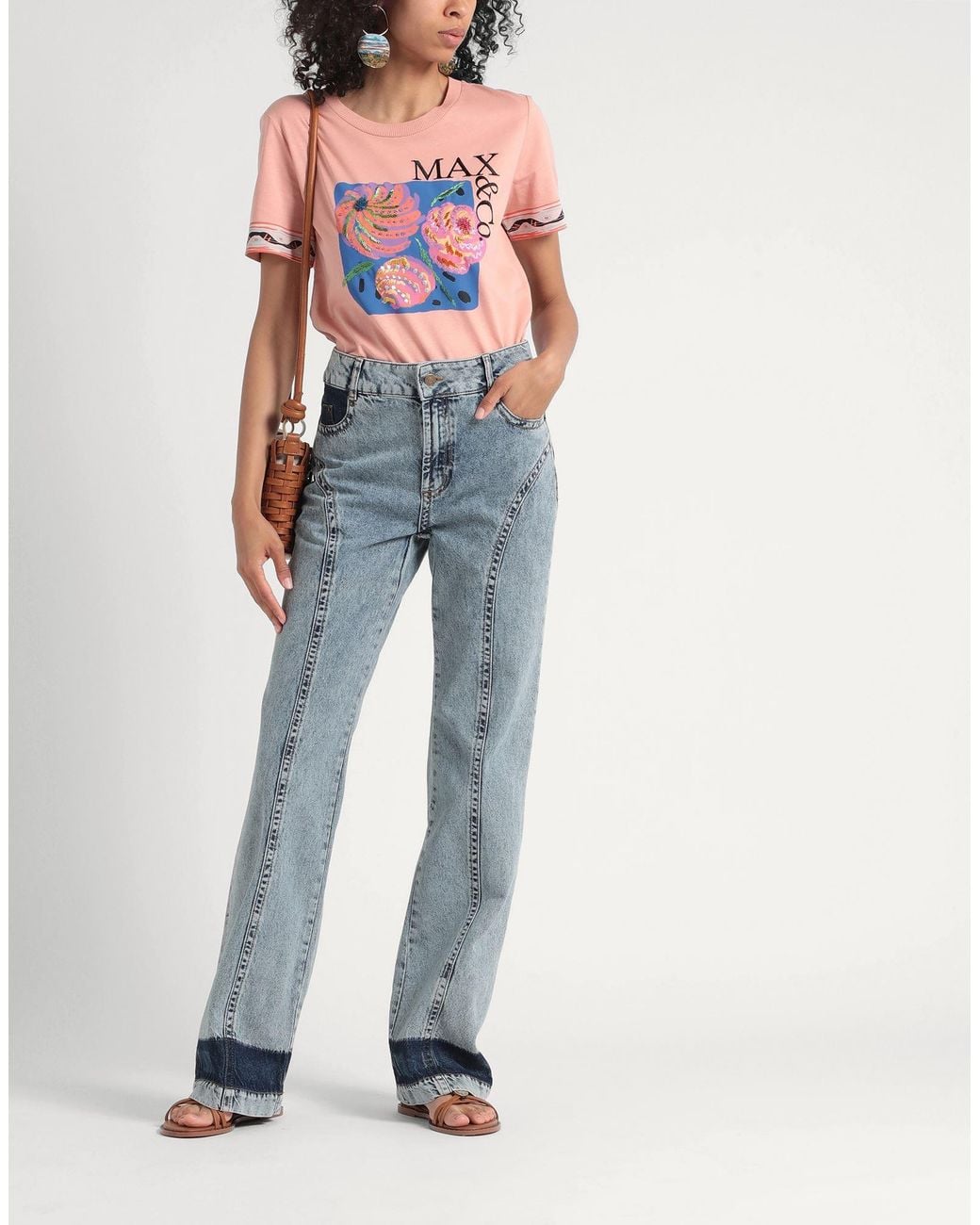 MAX&Co. Blue Marica Jeans Cotton
