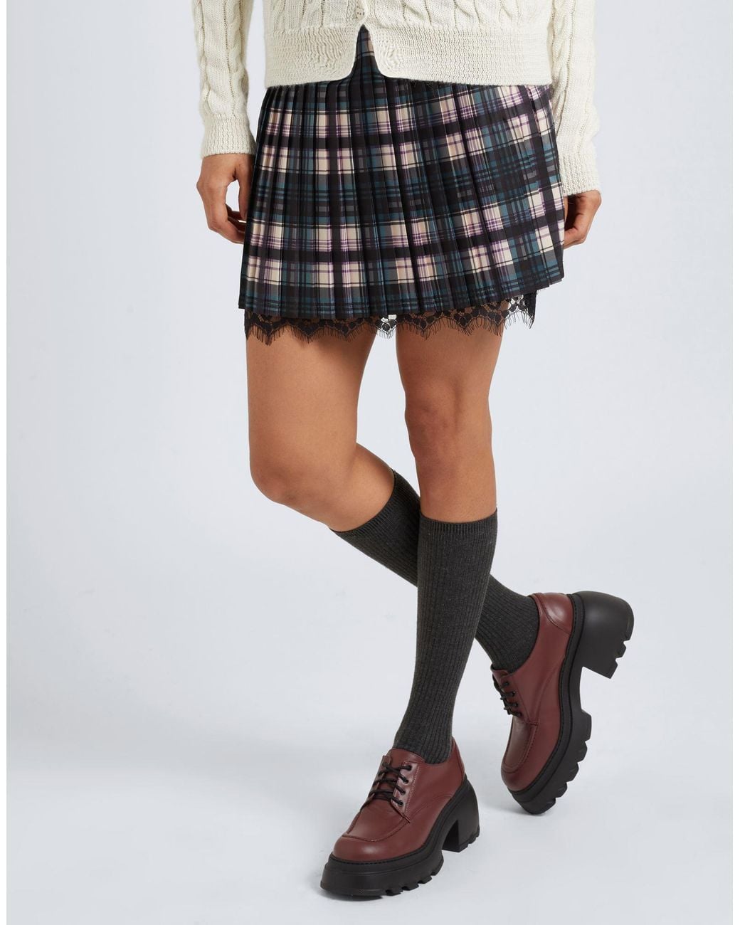 8 by YOOX Purple Lace-up Shoes