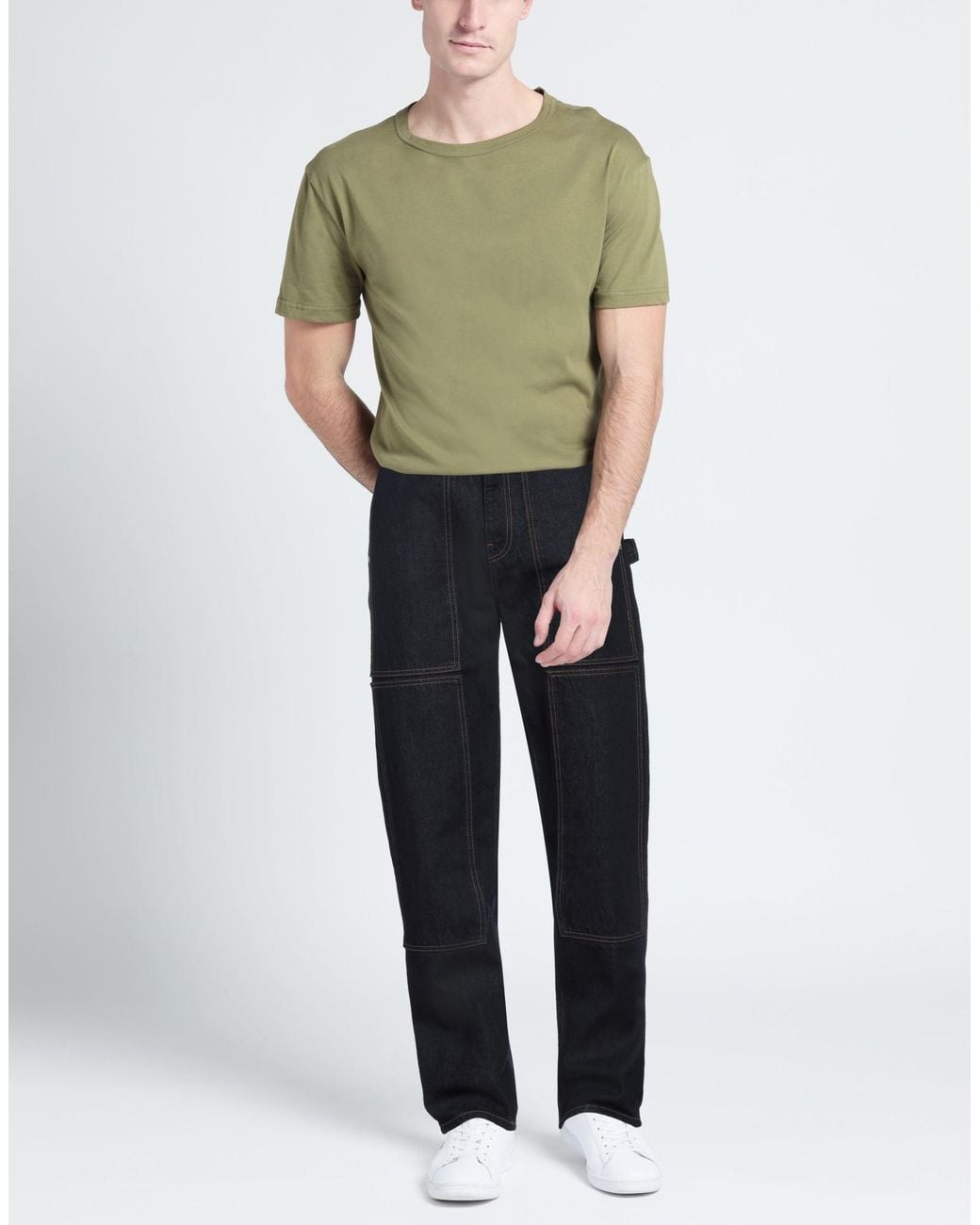 Helmut Lang Blue Jeans Cotton for men