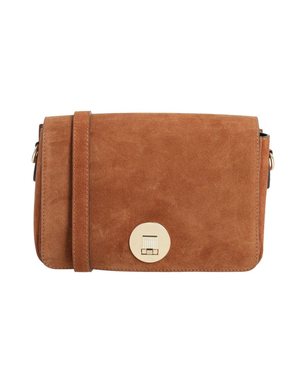 Laura Di Maggio Brown Cross-Body Bag Leather