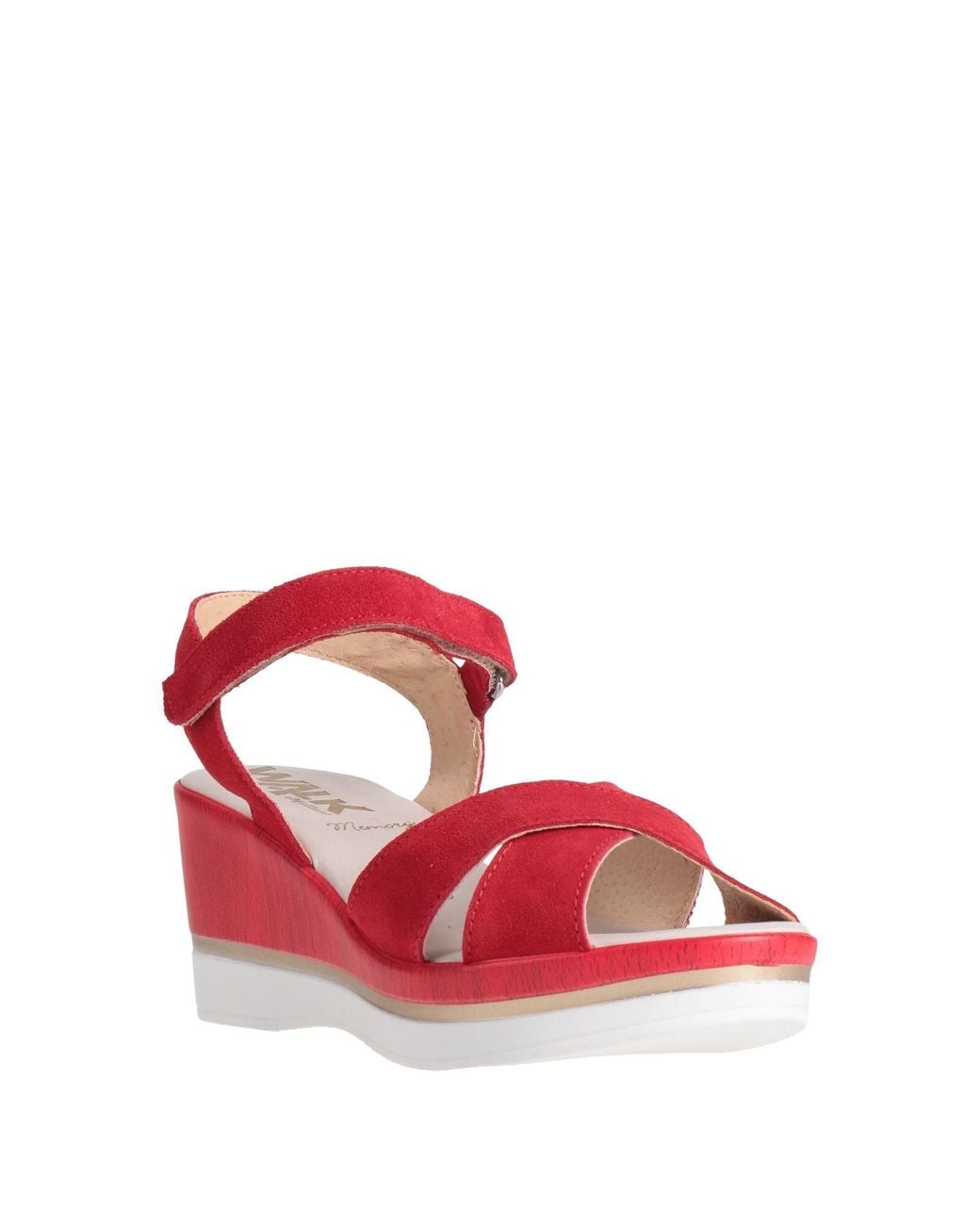 Melluso Walk Red Sandals Leather
