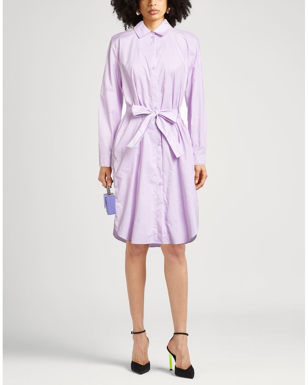 ARMANI EXCHANGE Purple Mini Dress