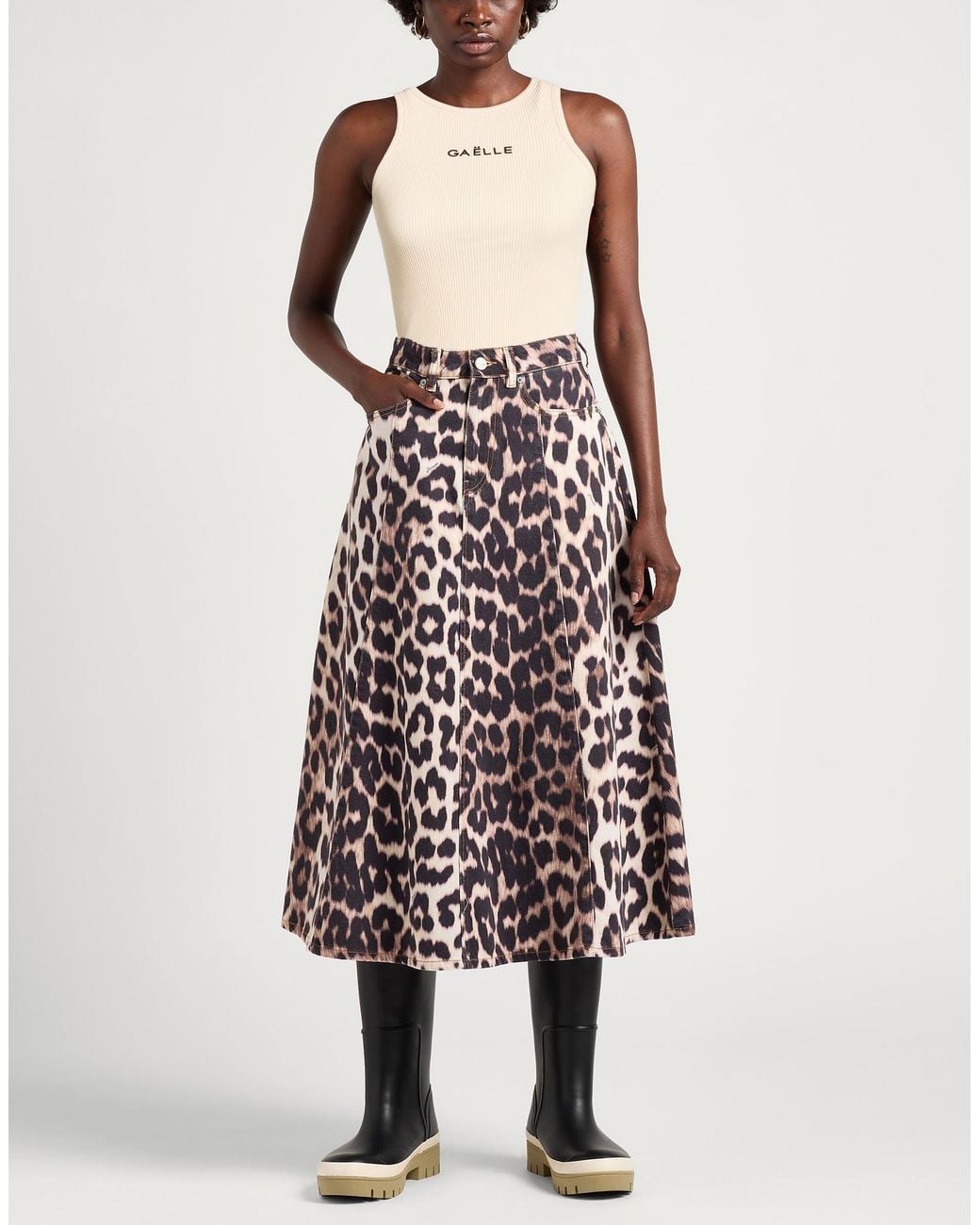 Gaelle Paris Natural Tank Tops