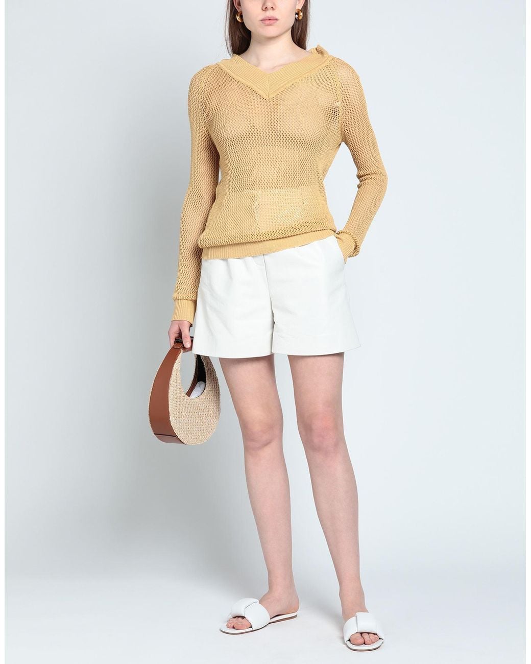 N.O.W. ANDREA ROSATI CASHMERE Natural Jumper