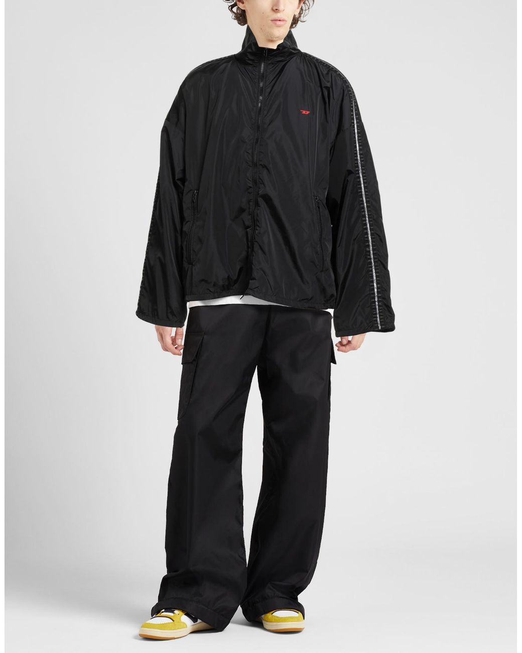 DIESEL Black Jackets for men