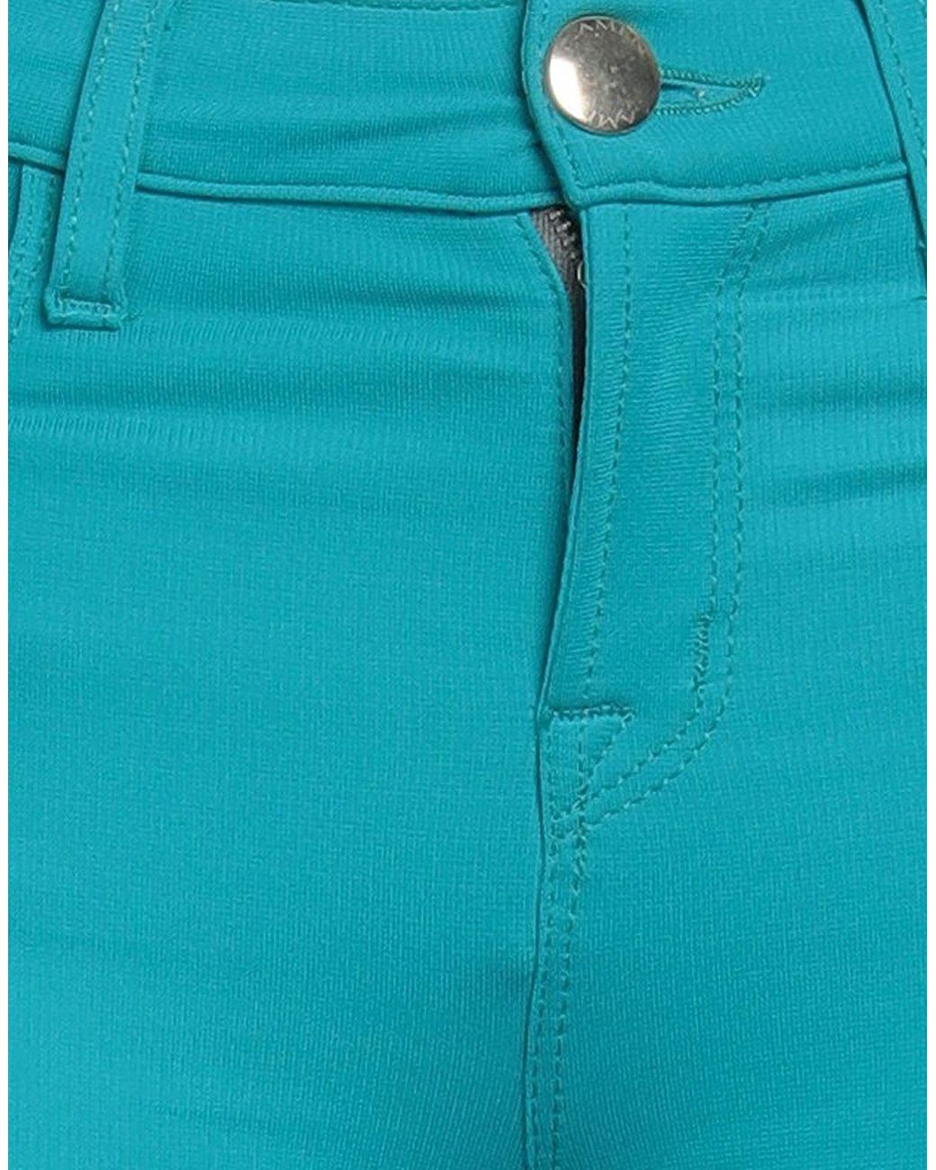 Amen Blue Pants Cotton, Elastane