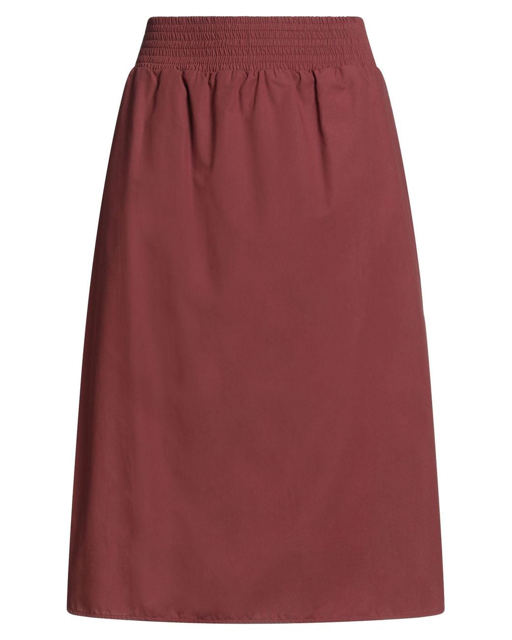 Fabiana Filippi Red Midi Skirt