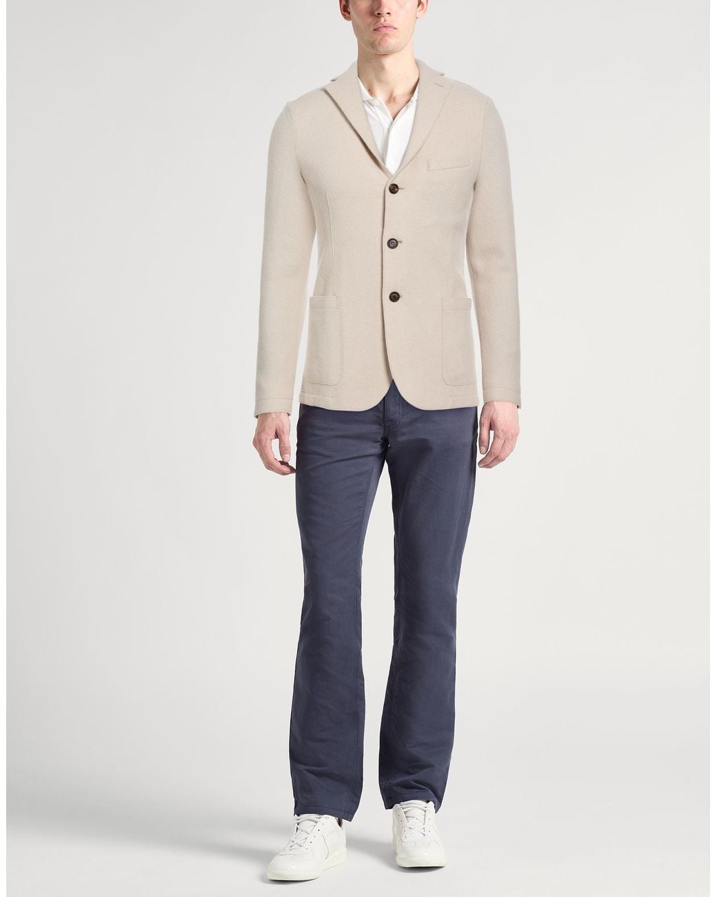 Eleventy Natural Light Blazer Polyester, Polyurethane for men