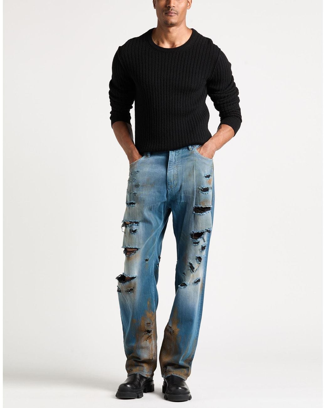 Dolce & Gabbana Blue Jeans Cotton for men