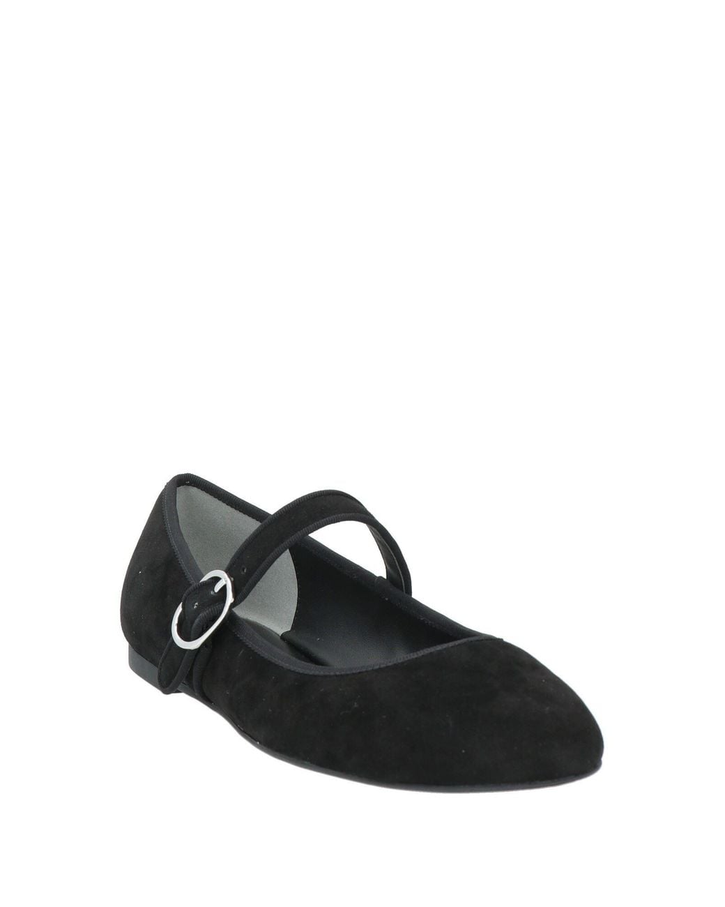 Stuart Weitzman Black Ballet Flats Leather