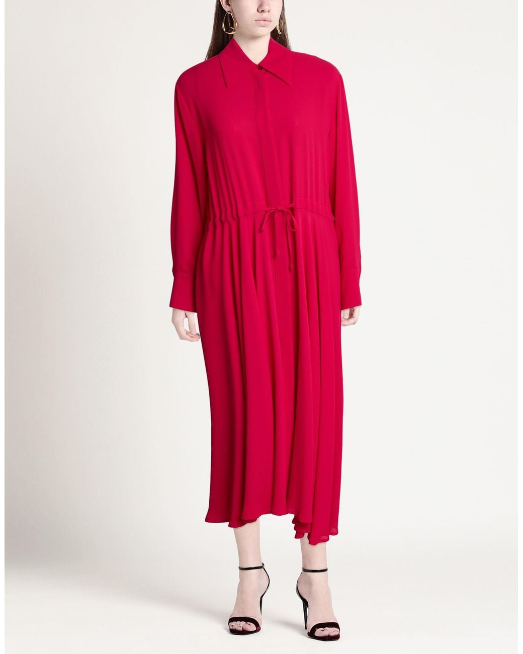 Compagnia Italiana Red Maxi Dress