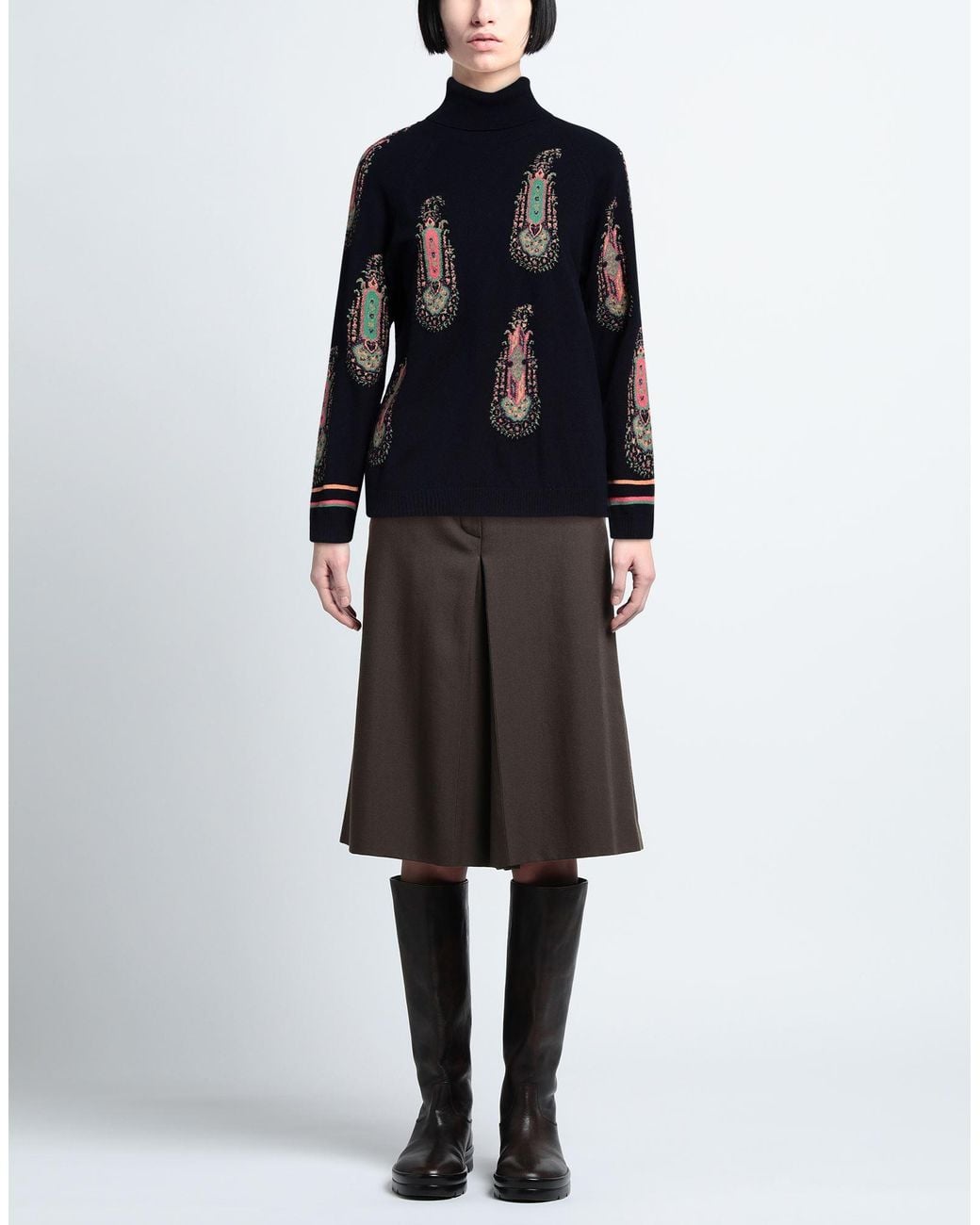 Etro Blue Turtleneck