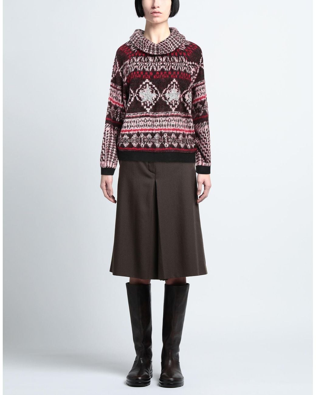 Brand Unique Multicolor Turtleneck