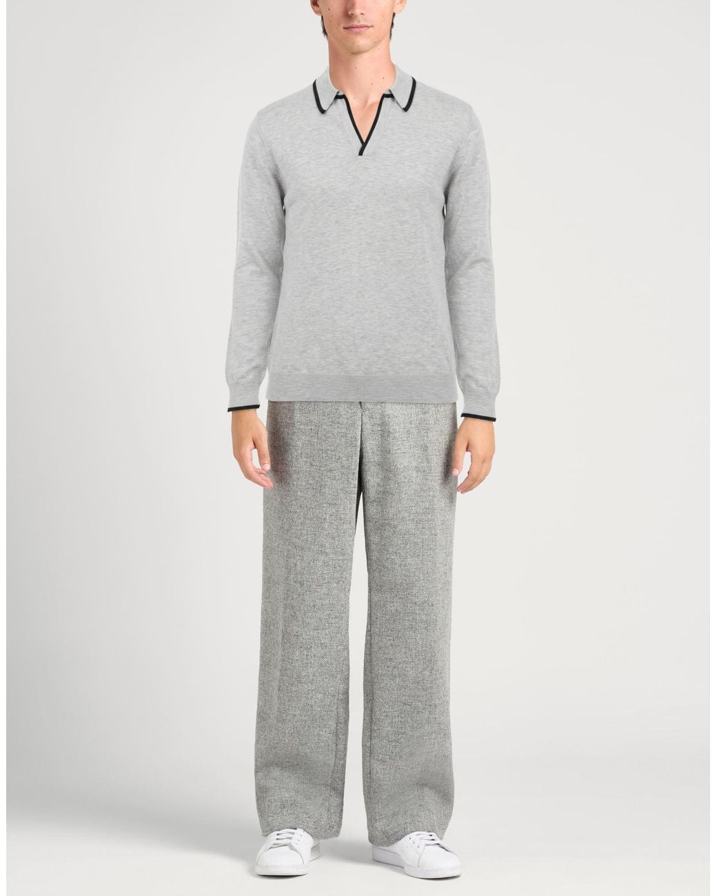 John Richmond Gray Sweaters for men