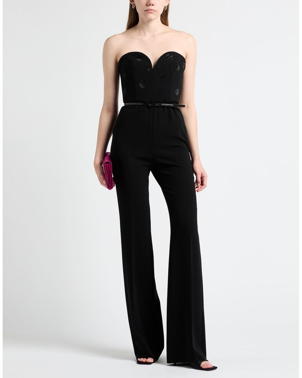 Max Mara Black Jumpsuit Triacetate, Polyester