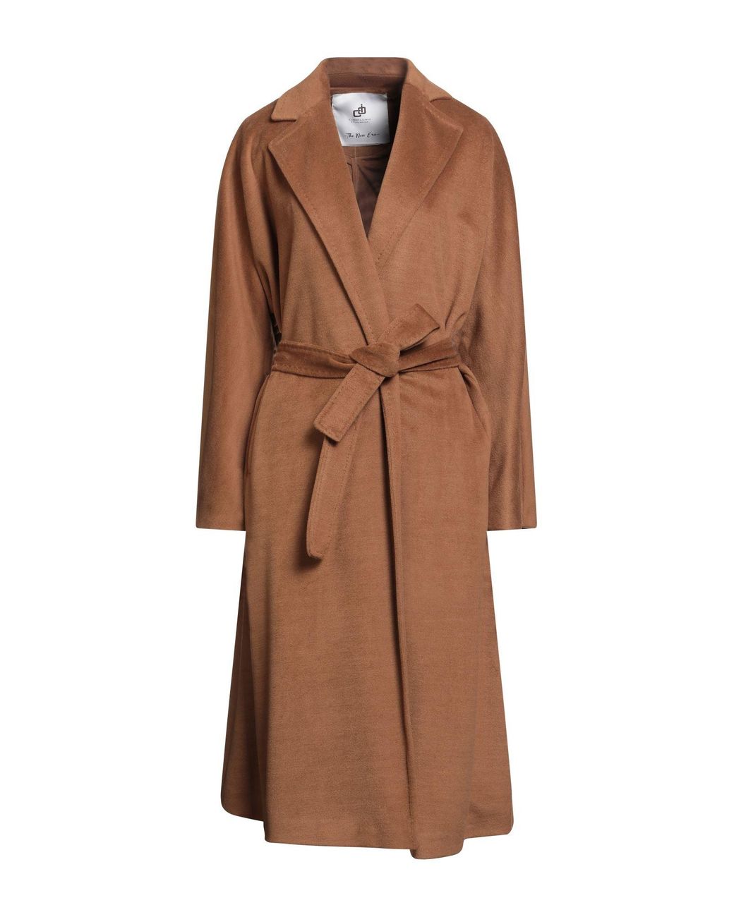 Compagnia Italiana Brown Coat Polyester, Viscose