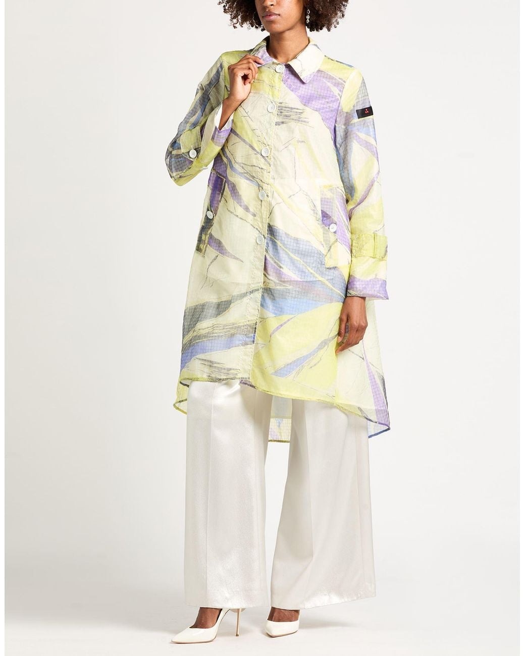Peuterey White Overcoat & Trench Coat
