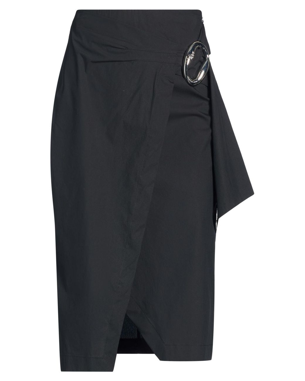 Patrizia Pepe Black Midi Skirts