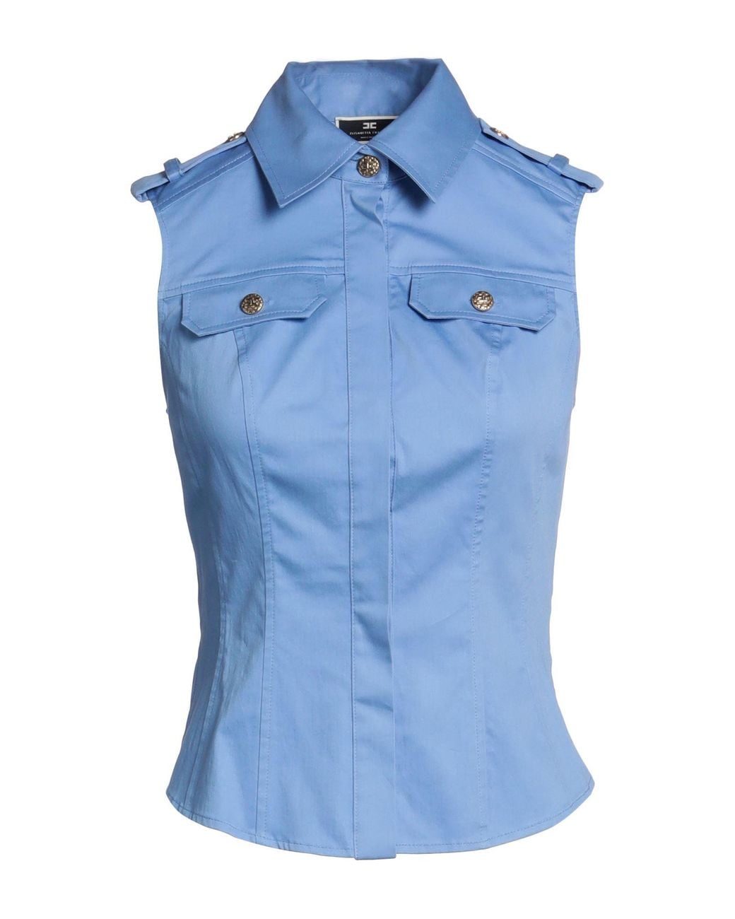 Elisabetta Franchi Blue Shirt