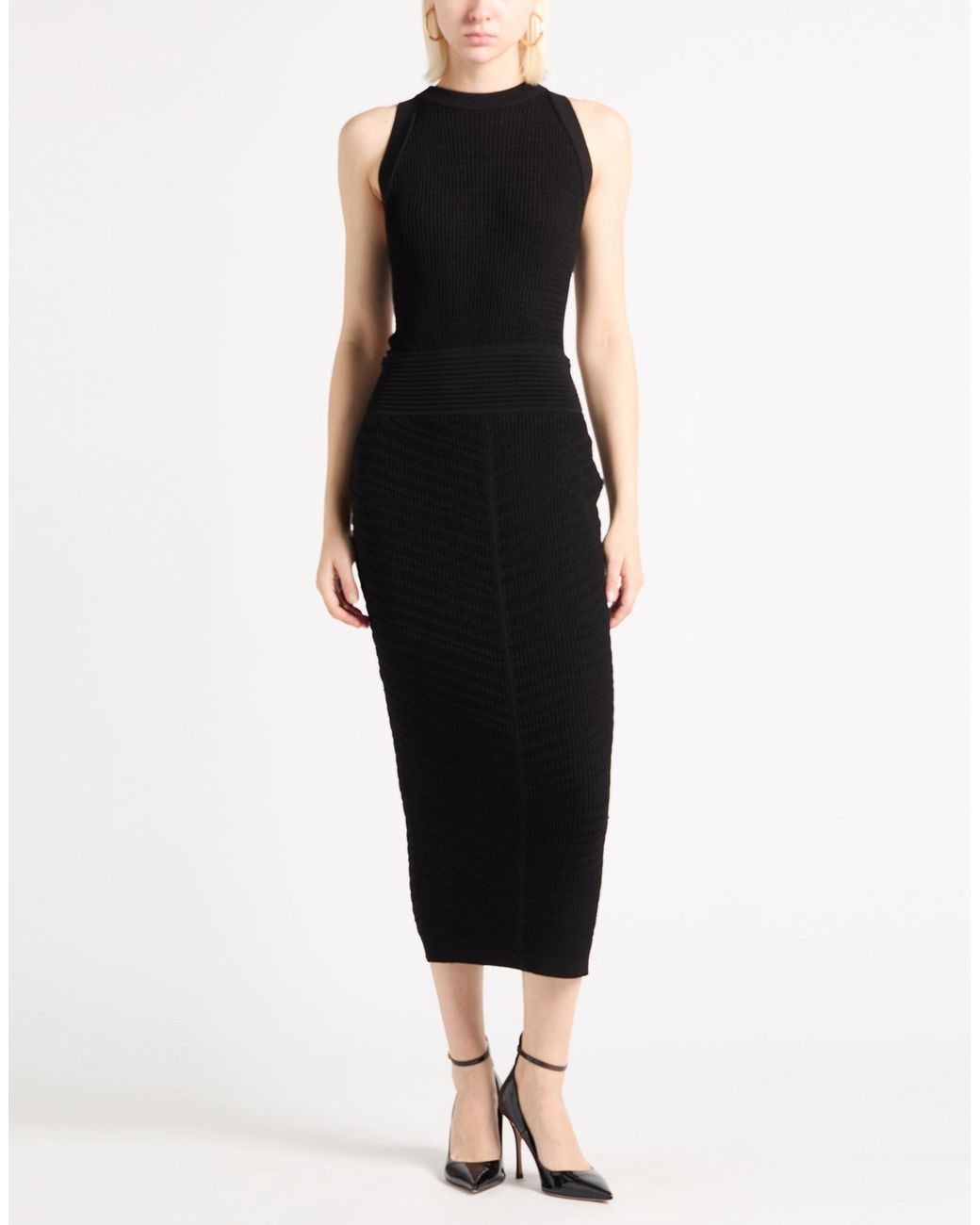 Balmain Black Maxi Dress