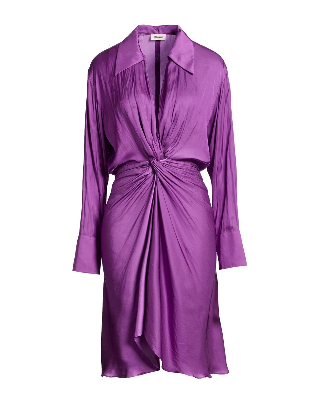 Zadig & Voltaire Purple Midi Dress