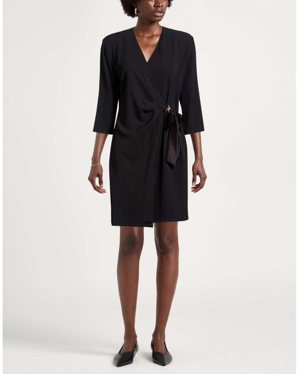 Rinascimento Black Mini Dress