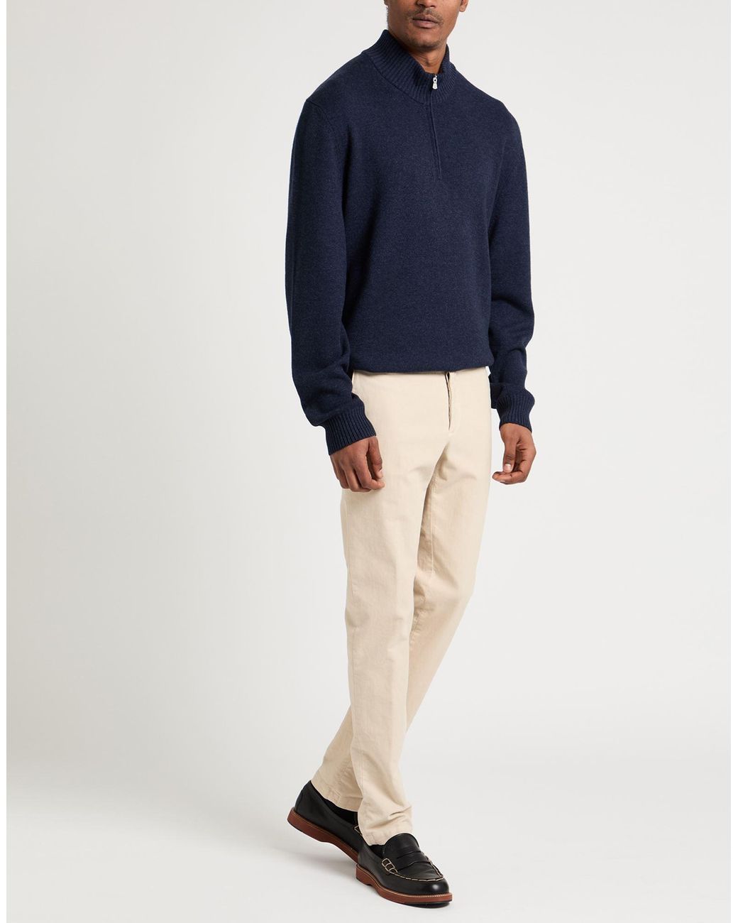 Gran Sasso Blue Turtlenecks for men