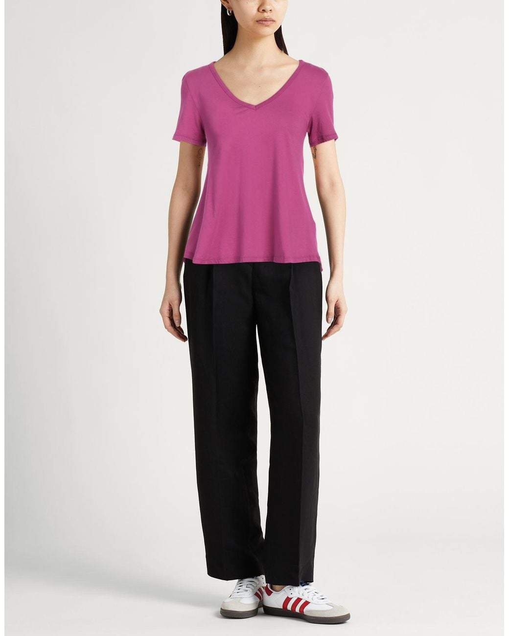 Majestic Filatures Pink T-Shirt Organic Cotton