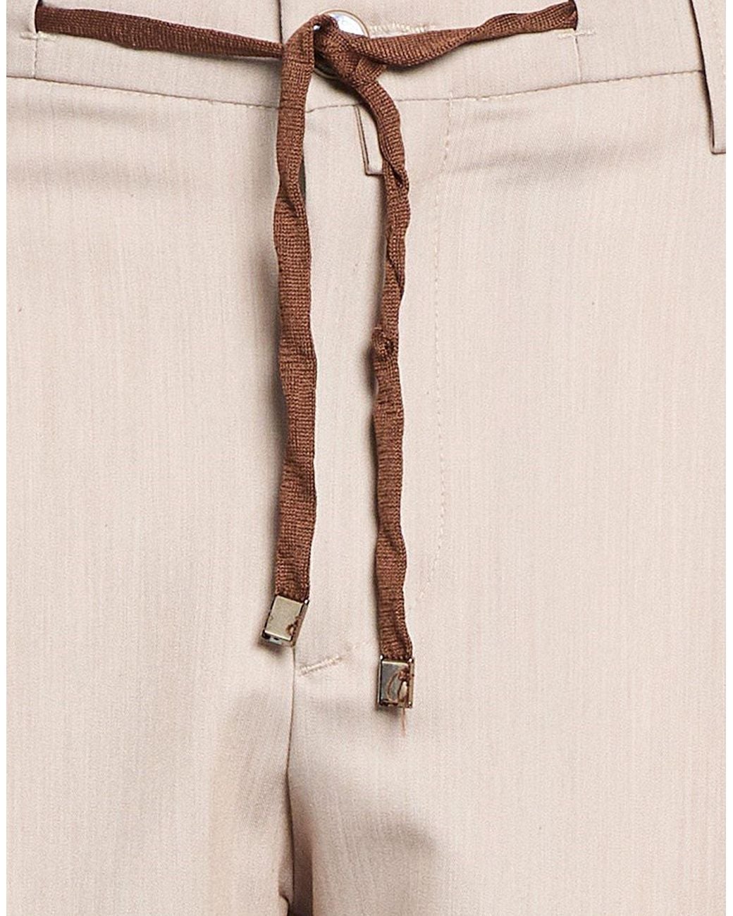 Barbati Natural Pants Polyester, Viscose, Elastane for men
