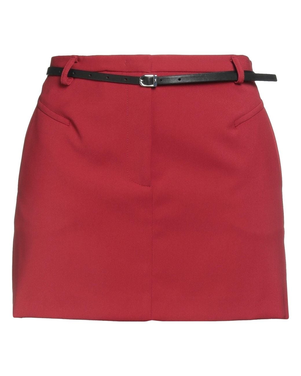 Patrizia Pepe Red Mini Skirt