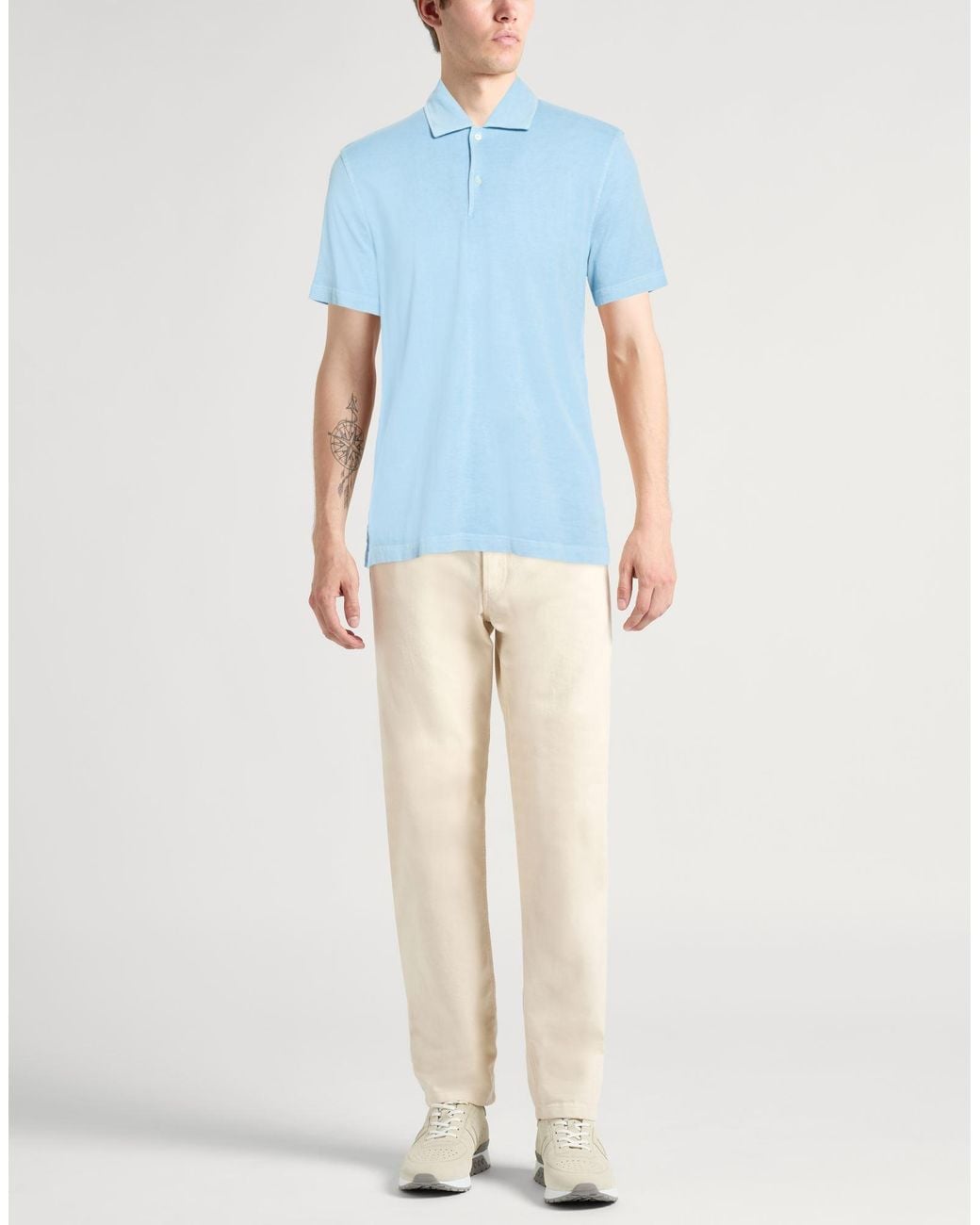 Aspesi Blue Polo Shirts for men