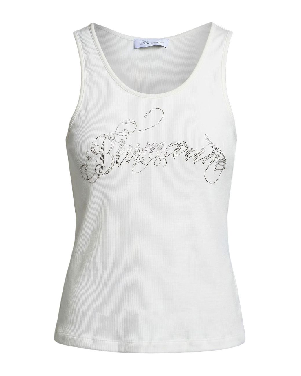 Blumarine White Tank Top
