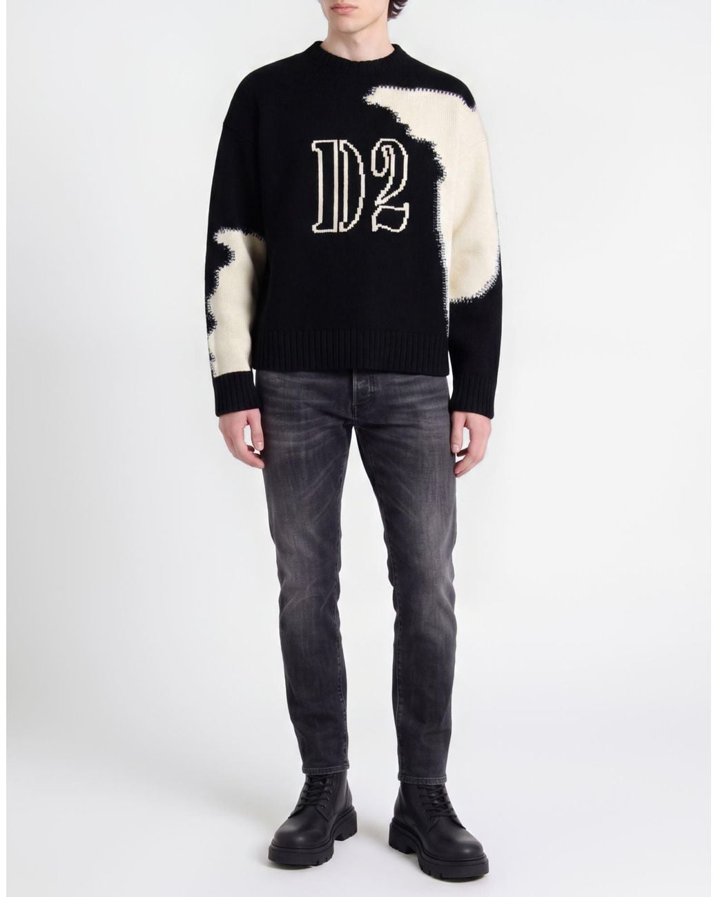 DSquared² Black Sweaters for men