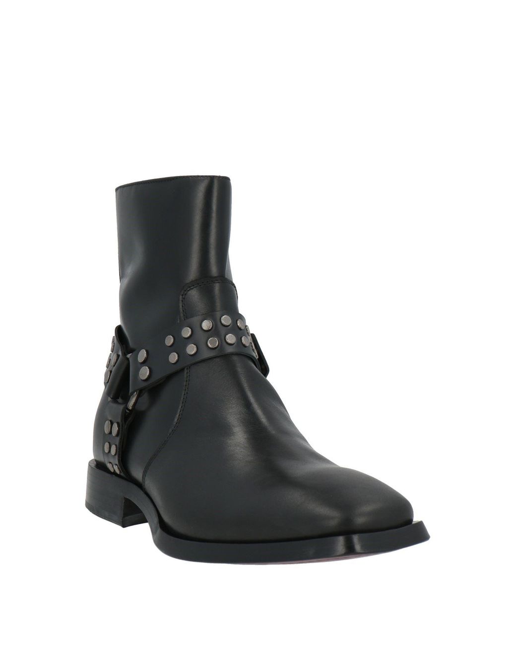 MICH SIMON Black Ankle Boots for men