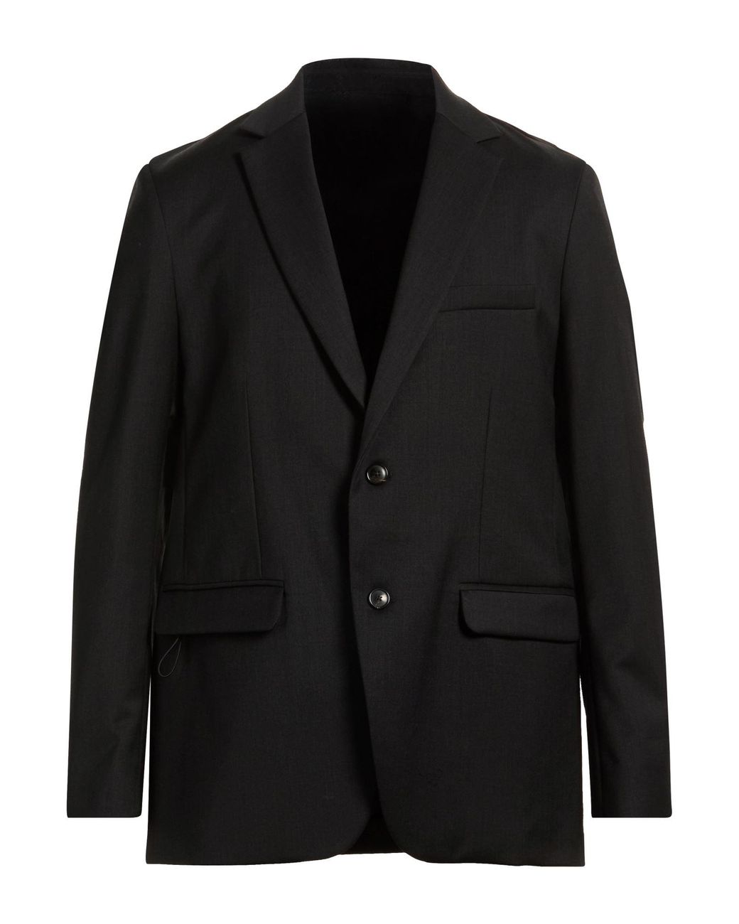 Rrd Black Blazer Virgin Wool, Elastane for men