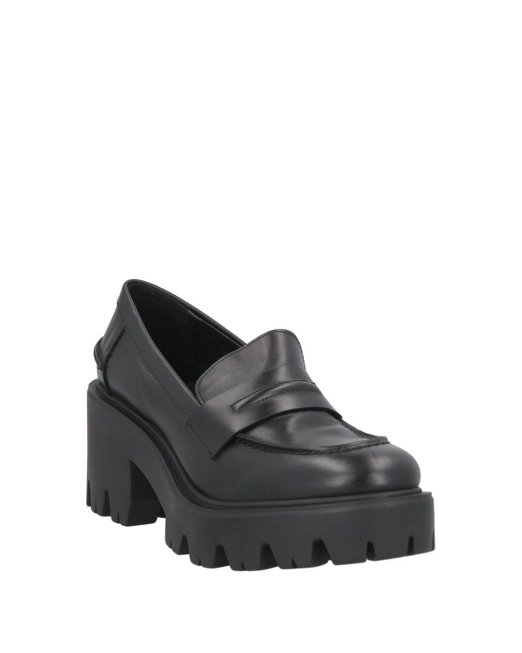 VSL Black Loafers Leather