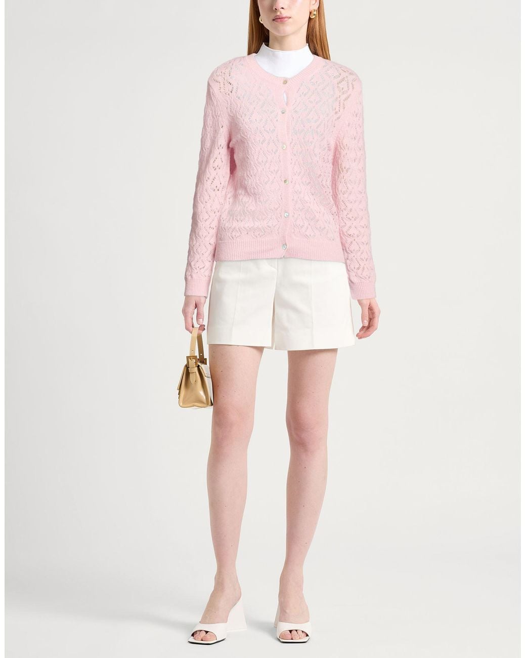 Bellwood Pink Cardigan Wool, Cashmere