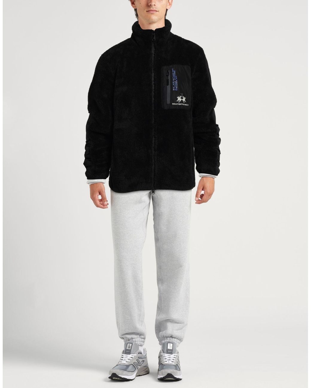 La Martina Black Sweatshirt for men