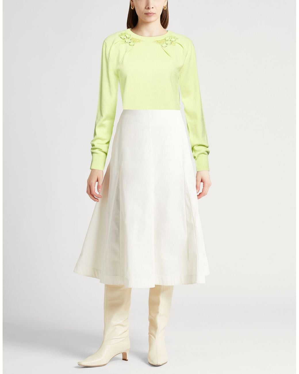 Anna Molinari Yellow Sweaters