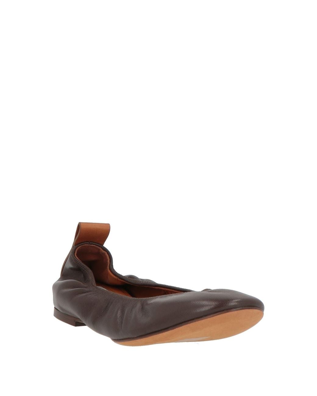 Lanvin Brown Ballet Flats