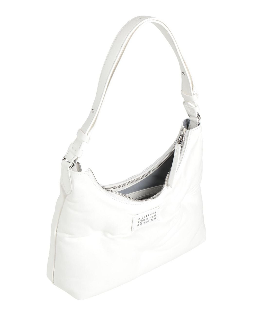 Maison Margiela White Shoulder Bag Ovine Leather, Cow Leather, Brass, Zinc