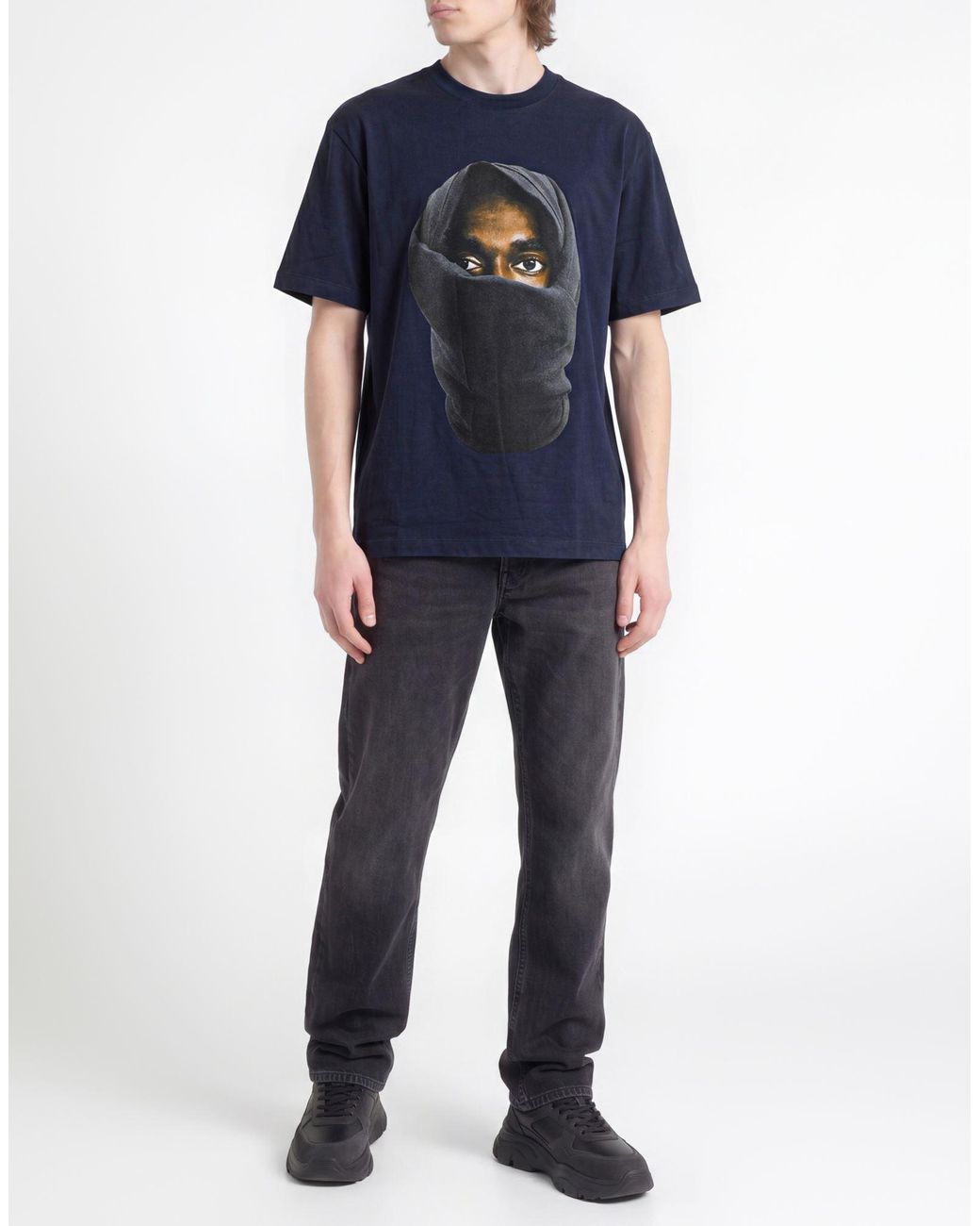 Ih Nom Uh Nit Blue T-Shirt Cotton for men