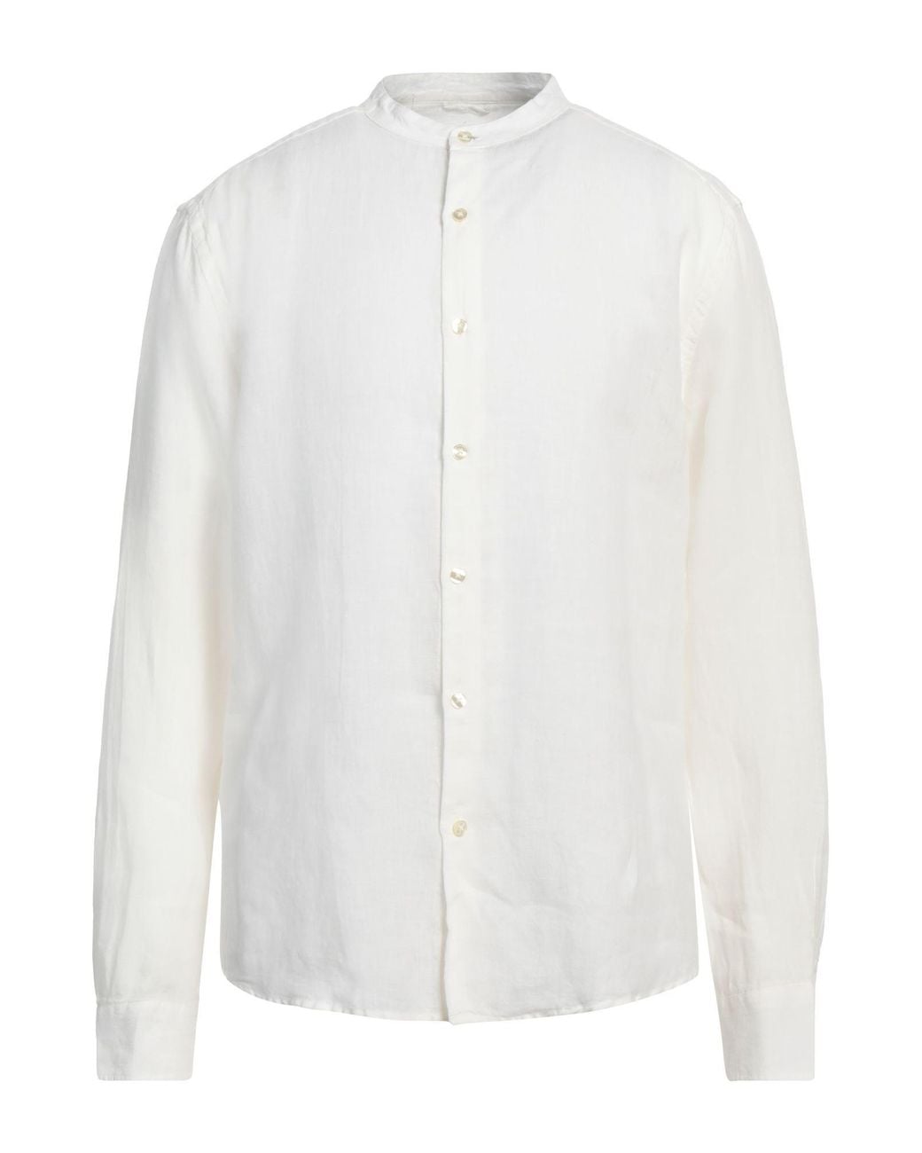 Peuterey White Cream Shirt Linen for men