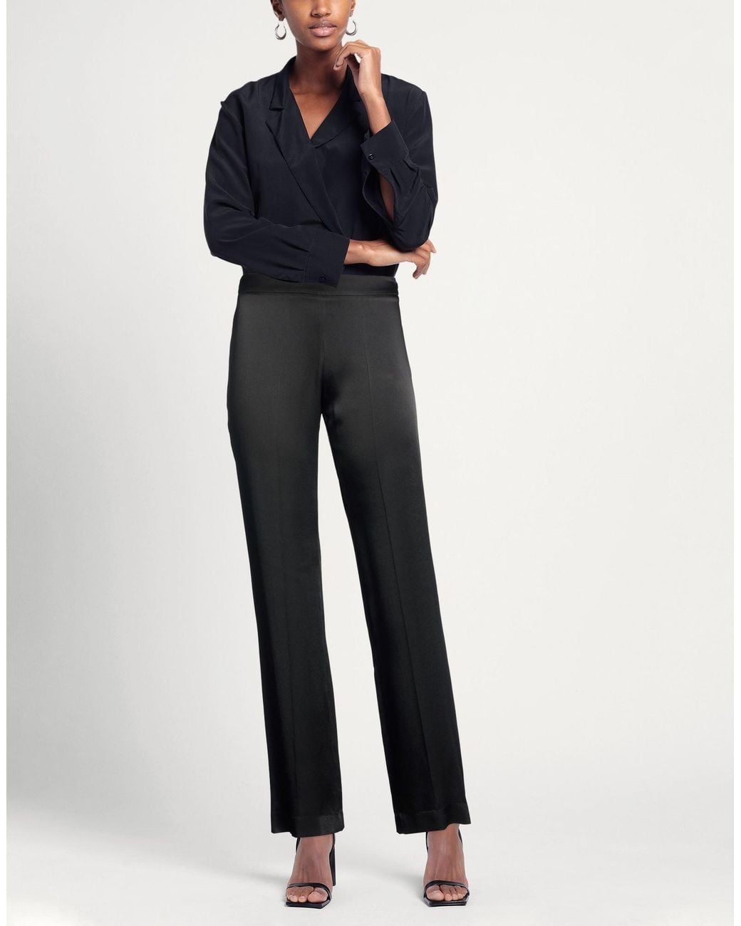 Clips Black Trouser