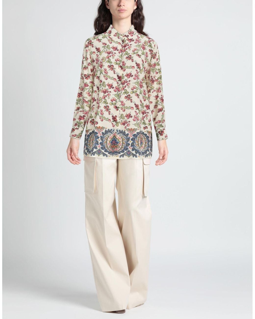 Etro White Hemd