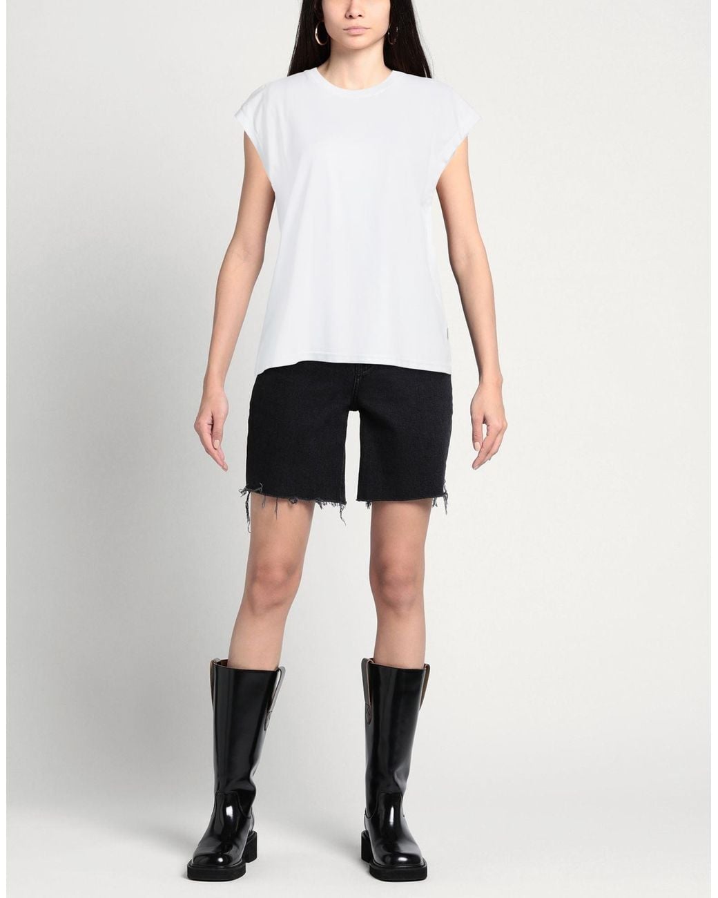 Crossley White T-Shirt Cotton