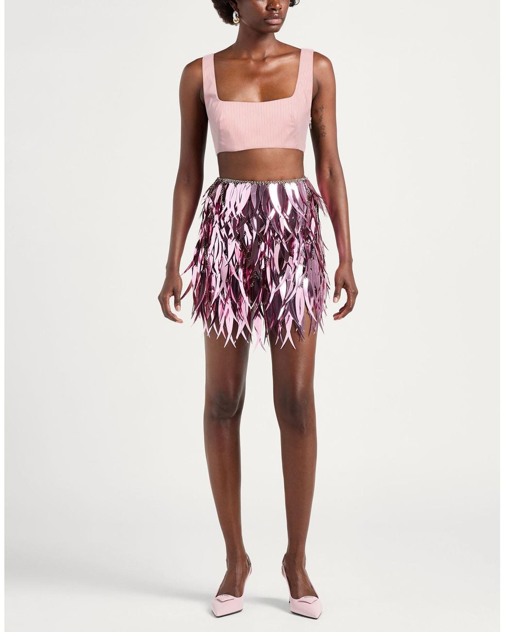 Top ANDAMANE en coloris Pink