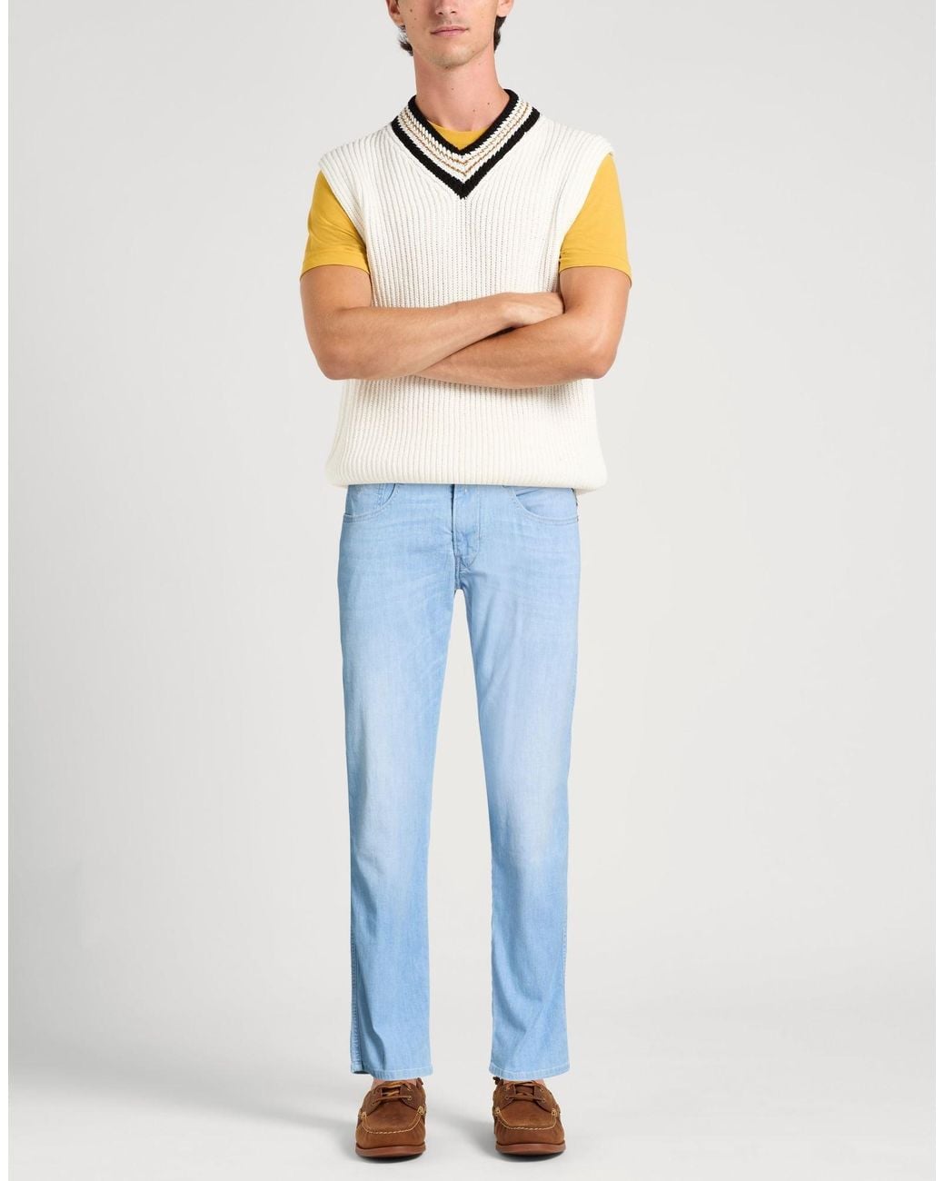 Replay Blue Jeans Cotton, Lyocell, Elastomultiester, Elastane for men