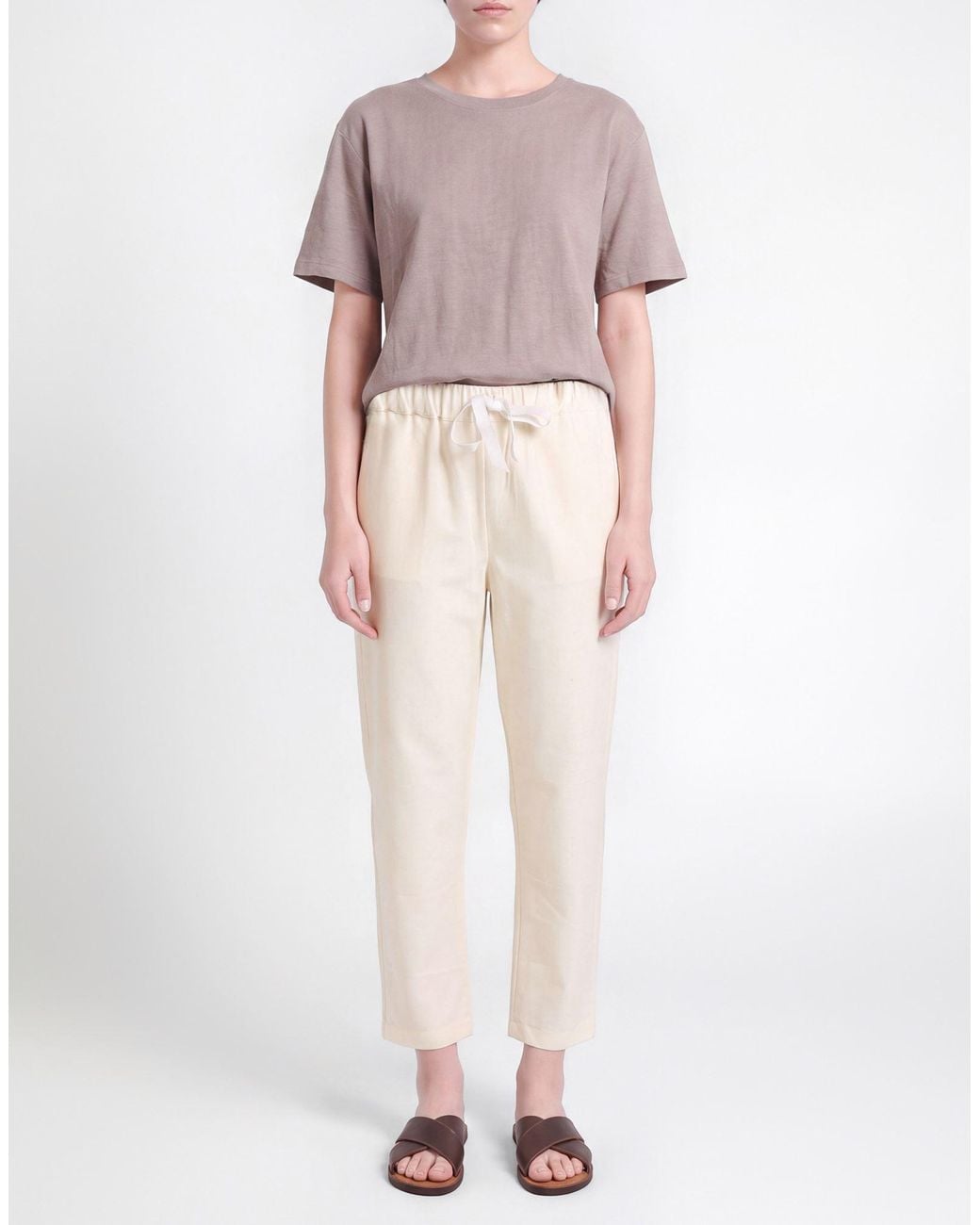 Semicouture White Trouser