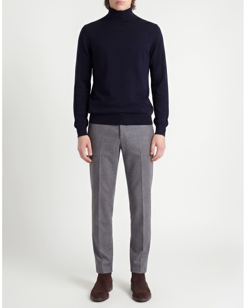 Fay Blue Turtleneck for men